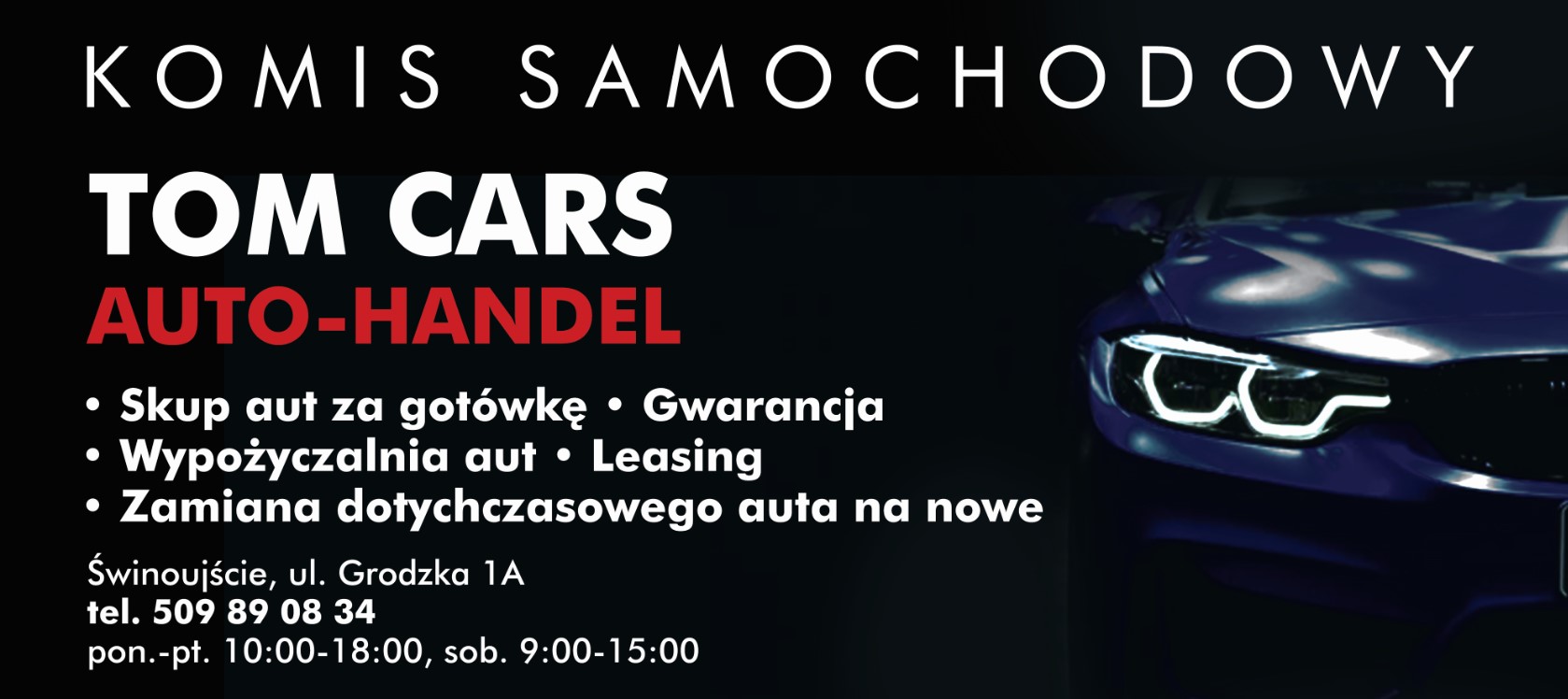 komis samochodowy ŚWINOUJŚCIE